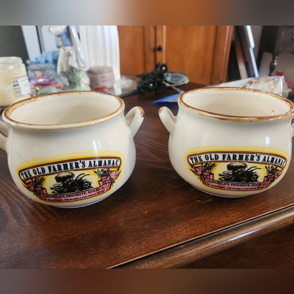 Other - Farmers Almanac Soup Bowls Set Of 2